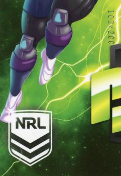 2022 NRL Traders - Power Heroes Green #PHG09 Daniel Saifiti Back
